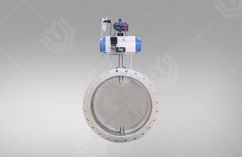 Pneumatic Ventilation Flanged Butterfly Valve(图1) Pneumatic Ventilation Flanged Butterfly Valve(图1)