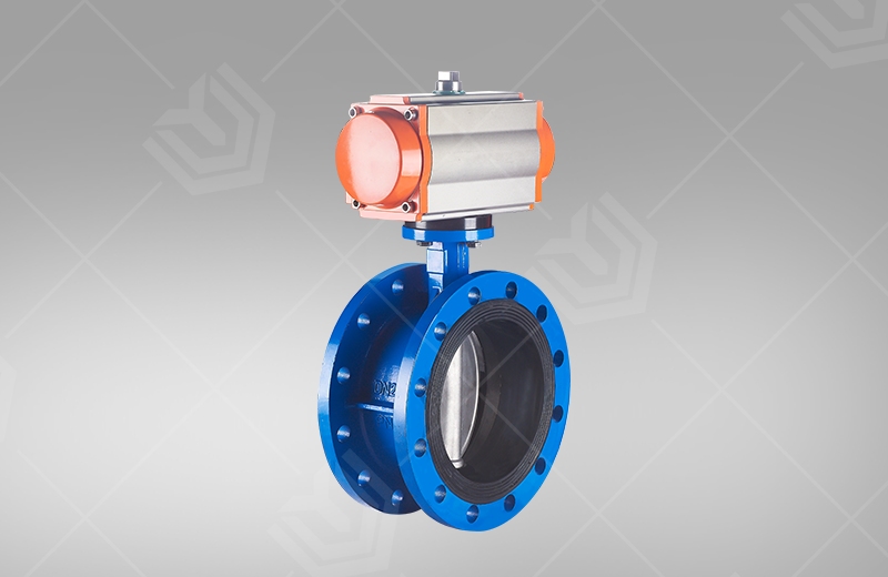 Flange Center Plate Butterfly Valve（Pneumatic）