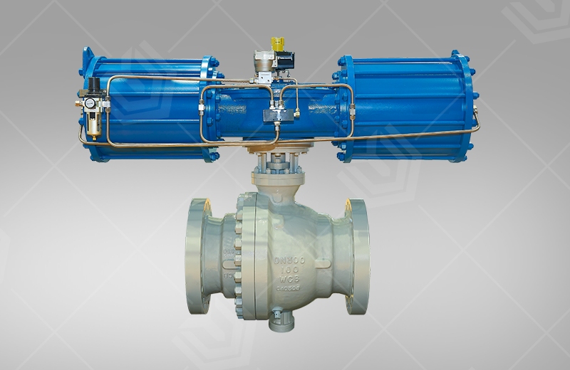 Cast Steel Trunnion Type Ball Valve（Pneumatic）