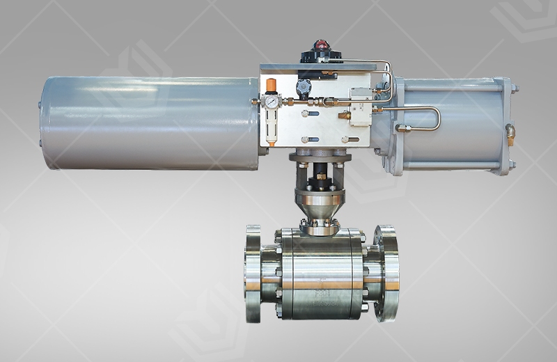 Forged Steel Trunnion Type Ball Valve（Pneumatic )