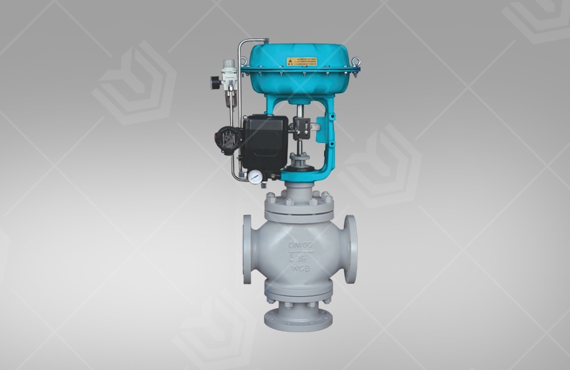 Three-way control valve (pneumatic)