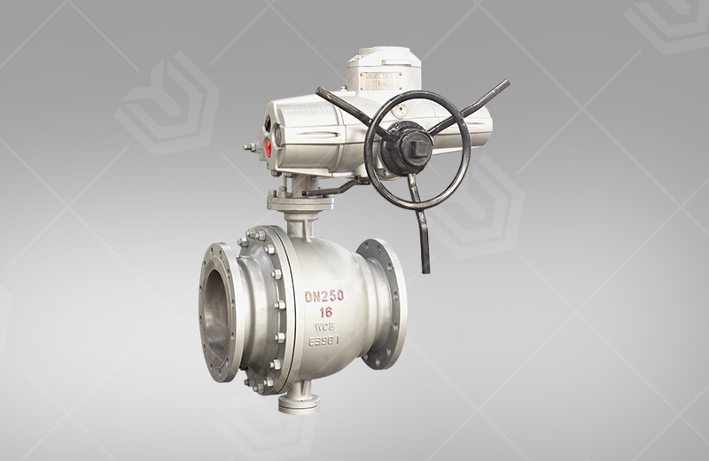 Cast Steel Trunnion Type Ball Valve（Electric)