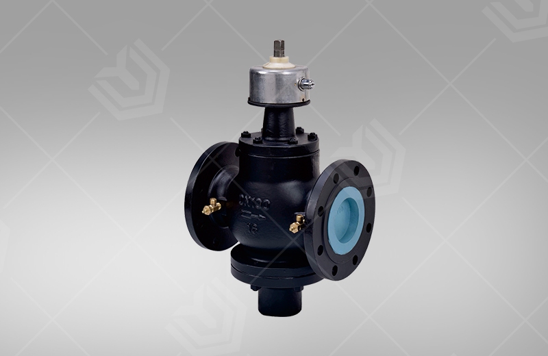 Self-operated flow balancing valve