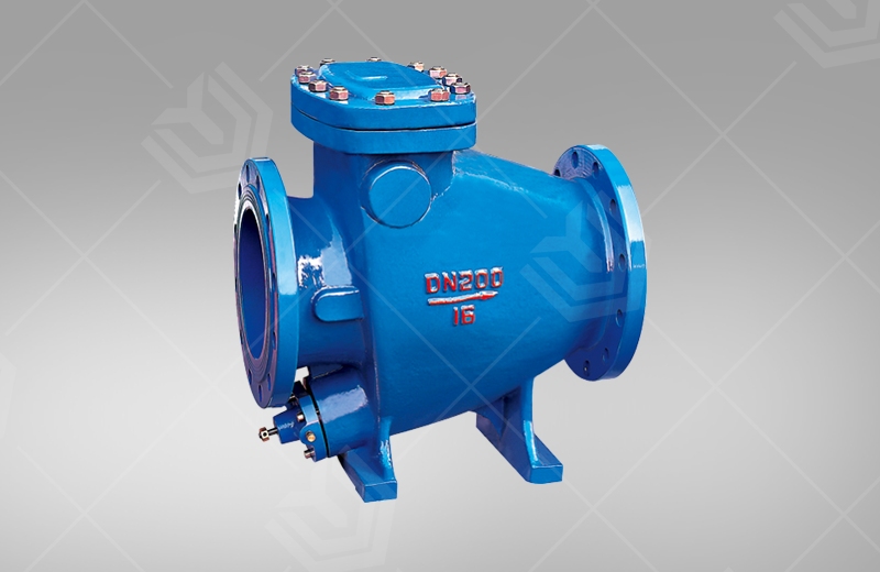 Micro-resistance slow-closing check valve