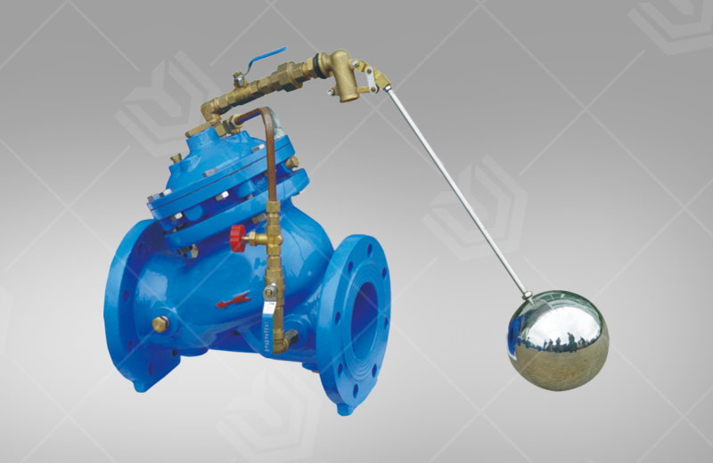 Diaphragm remote control float valve