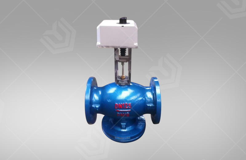 Electric two-way regulating valve