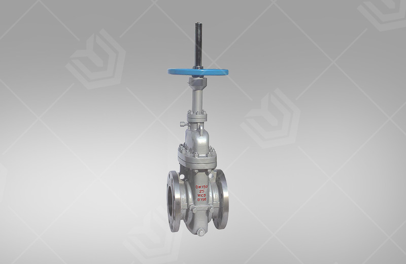 Flat gate valve without diversion hole