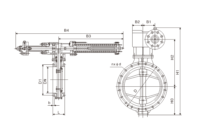 电液联动快速切断阀(图1) 电液联动快速切断阀(图1)