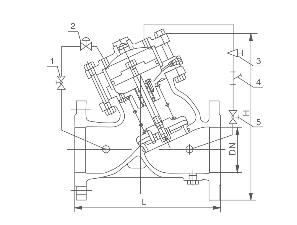 活塞可调式减压稳压阀(图1)