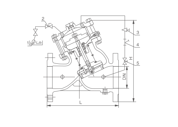 活塞式遥控浮球阀(图1) 活塞式遥控浮球阀(图1)