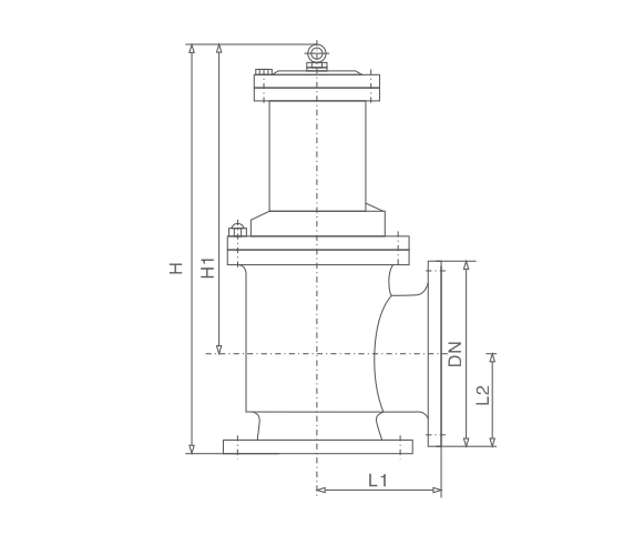 液压、气动角式快开排泥阀(图1)